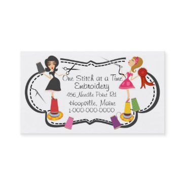 embroidery business business invitations