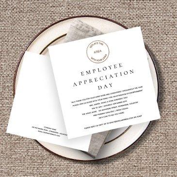 employee appreciation day business logo invitation