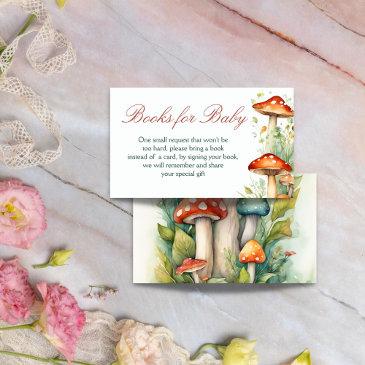 enchanted garden fairy baby shower book request enclosure invitations