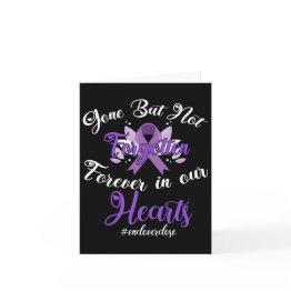 Small End Overdose Loved One Memorial Overdose Awareness Invitations Front View