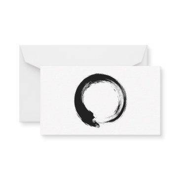 enso zen circle advice card