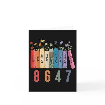 equal rights book flower 8647 trump feminist women invitations