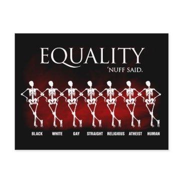equality. 'nuff said. postinvitations