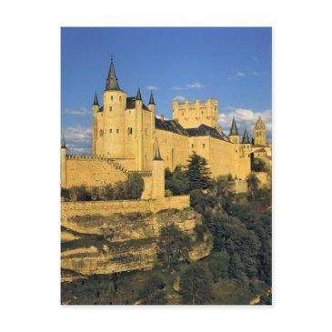 europe, spain, segovia. the imposing alcazar, postinvitations