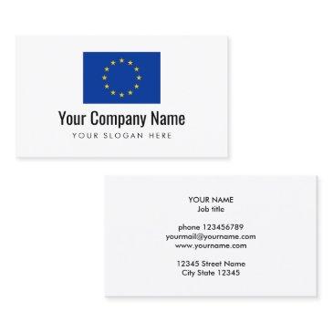 european union flag company business invitations template