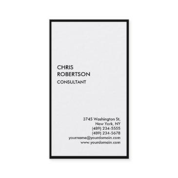 exclusive special black border white modern unique business invitations
