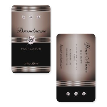 eye catching black with blush shimmer rhinestones business invitations