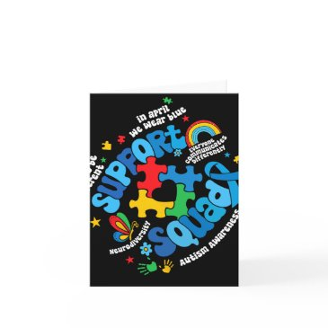 family autism support squad autism awareness sped invitations