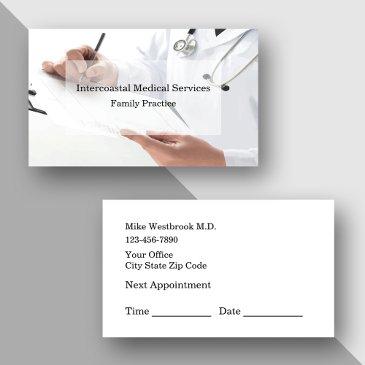 family medical practice appointment business invitations
