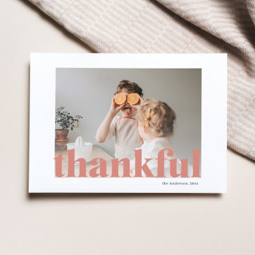 family photo | happy thanksgiving thankful postcar postinvitations