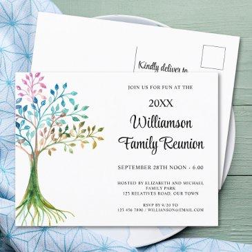 family reunion family tree invitation postinvitations