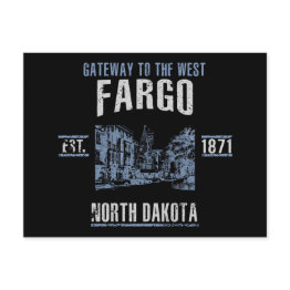 Small Fargo Postinvitations Front View