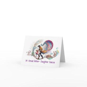 father - daughter dance invitation