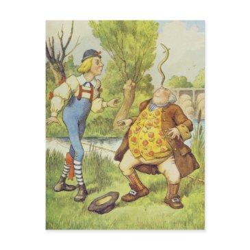 father william balancing an eel on his nose postinvitations