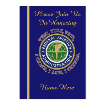 federal aviation agency vvv retirement invitation