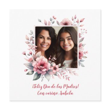 feliz día de las madres custom photo spanish