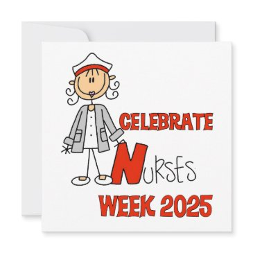 female nurse celebrate nurses week 2025 invitation