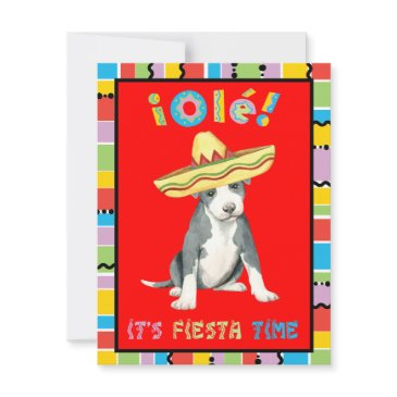 fiesta pit bull terrier invitation