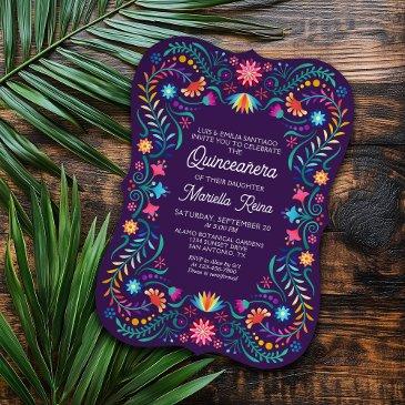 fiesta quinceanera invitation