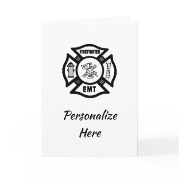 firefighter emt invitations