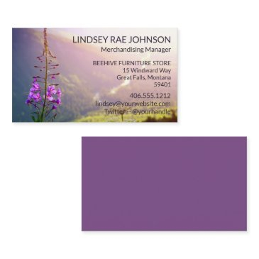 fireweed at glacier national park business invitations
