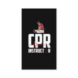 Small First Aid Ambulance Certified Cpr Instructor Business Invitations Front View
