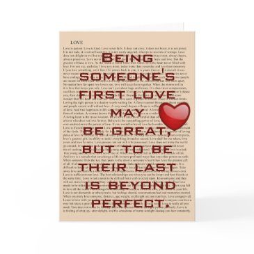 first love - greeting invitations
