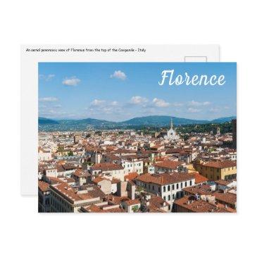 florence from the top of the campanile - italy postinvitations