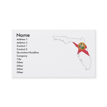florida flag map business invitations