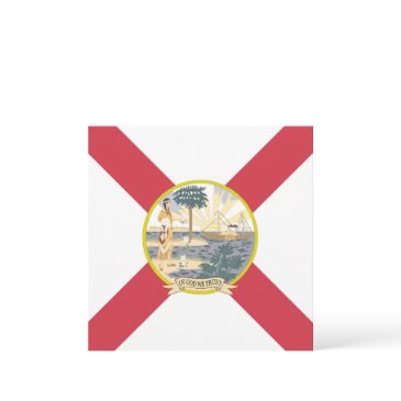 florida flag: the sunshine state of floridians invitation