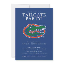 Small Florida Gators Tailgate Party Invitation Front View