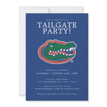 florida gators tailgate party invitation