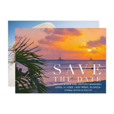 florida keys destination wedding save the date