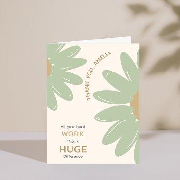 flower employee staff appreciation thank you invitations