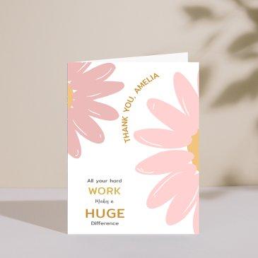 flower employee staff appreciation thank you invitations