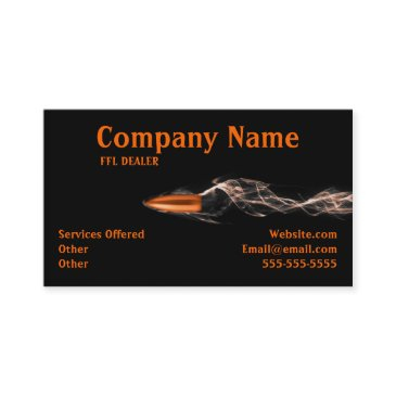 flying bullet firearms business invitations