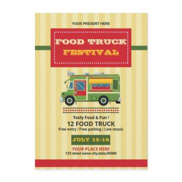 food truck party flyer invitation