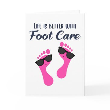 foot care pedicure podiatrist nail salon gift invitations