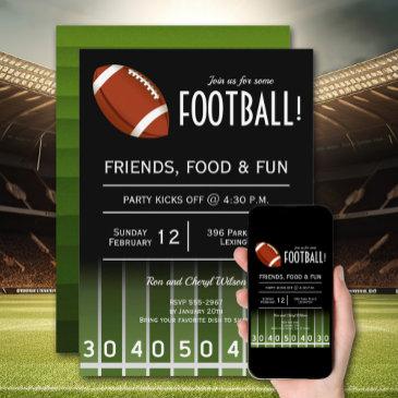 football field invitation