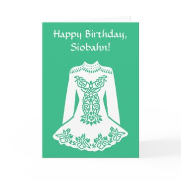 for irish dancers dancing dress themed birthday invitations