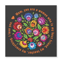 Small For Mother Polish Folklore Composition Front View