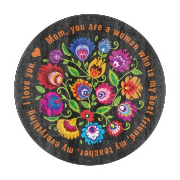 for mother polish folklore composition cutting board