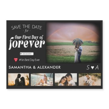 forever movie poster 5 photo wedding save the date magnetic invitation