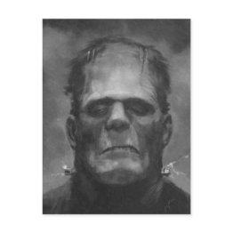 Small Frankenstein Postinvitations Front View