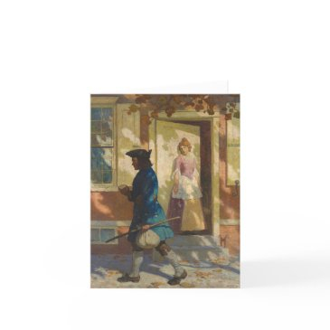 franklin's arrival in philadelphia by n. c. wyeth thank you invitations