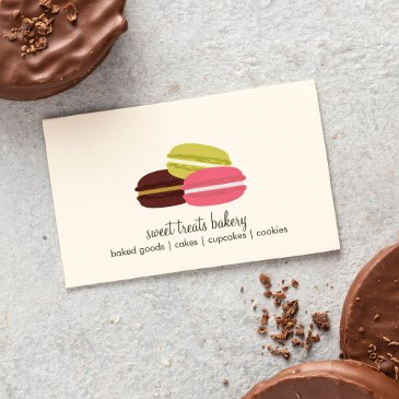 french macarons business invitations
