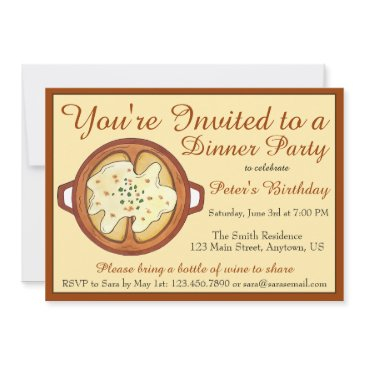 french onion soup food dinner party supper club invitation