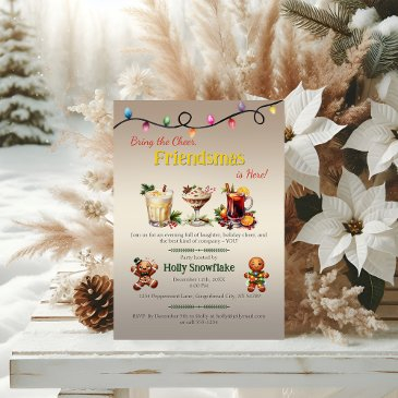 friendsmas party invitation – fun & festive