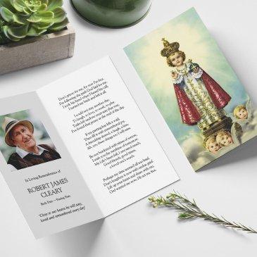 funeral loss infant prague prayer sympathy invitations