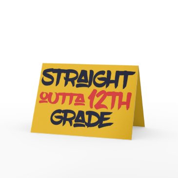 funny 12th grade school graduation congratulations invitations